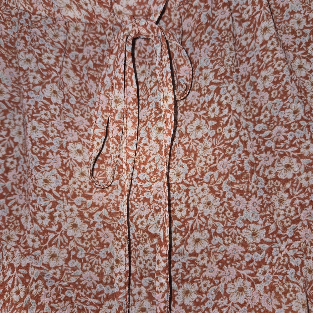 Dress Forum Terracotta Floral Skirt - Picture 4 of 6